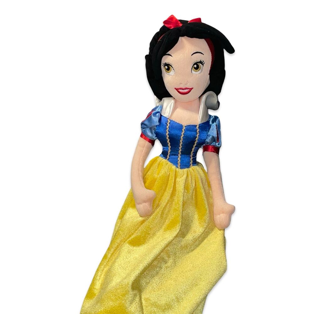Disney Store Princess Snow White Plush Doll 22" Large Classic Stuffed Red Bow